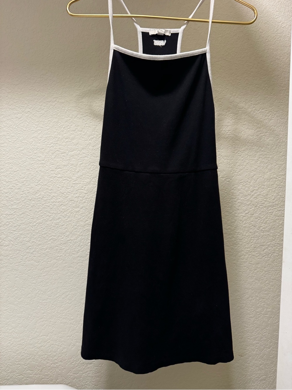 Vans Black Midi Skirt with White Trim